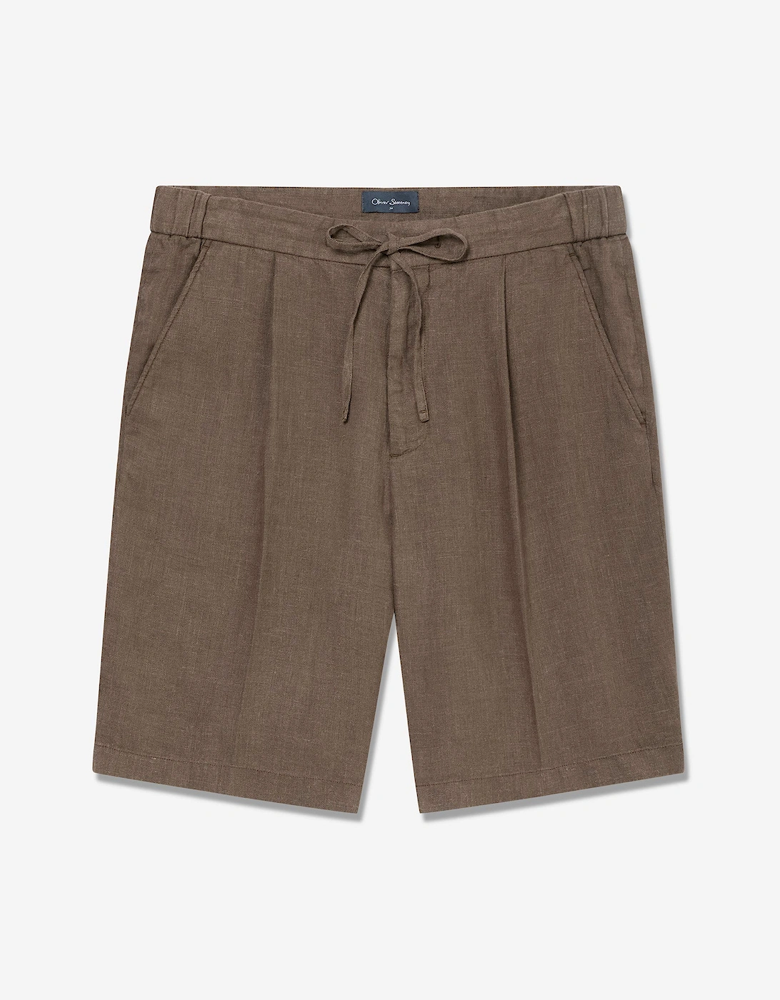 Oliver Sweeney Garment Dyed Linen Drawstring Shorts