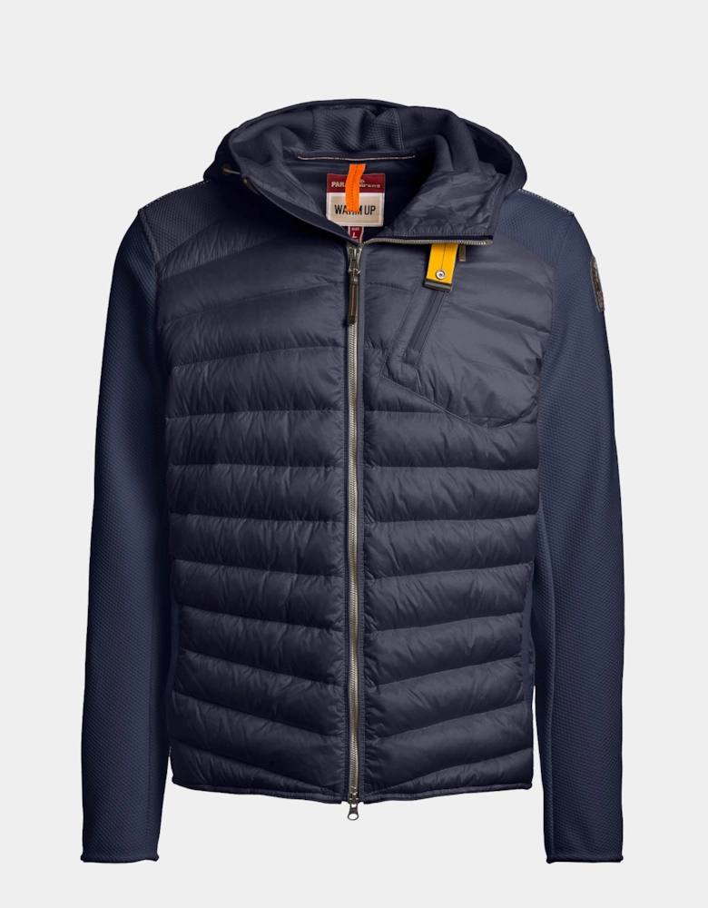 Parajumpers Nolan Mens Hybrid Hooded Jacket - Blue Navy 316