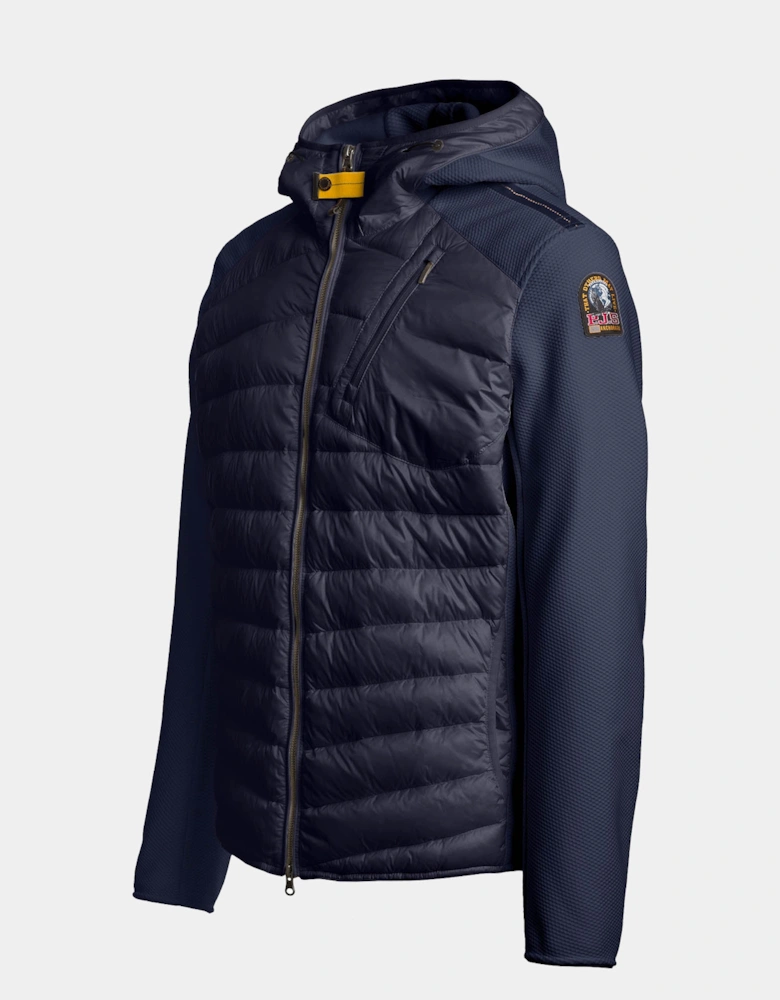 Parajumpers Nolan Mens Hybrid Hooded Jacket - Blue Navy 316