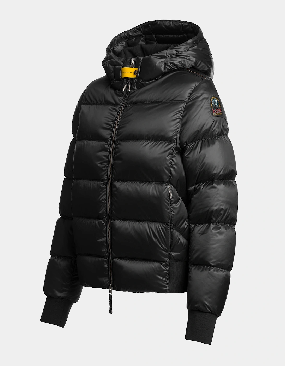 Parajumpers Mariah Womens Hooded Down Bomber Jacket - Black 541
