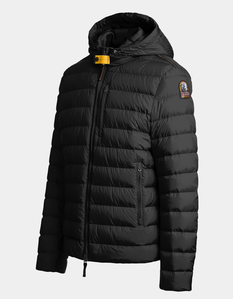 Parajumpers Last Minute Mens Down Jacket with Hood - Black 541