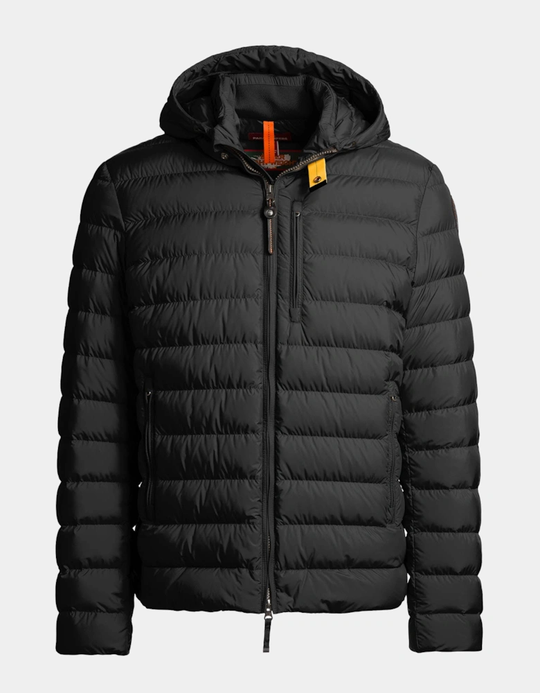 Parajumpers Last Minute Mens Down Jacket with Hood - Black 541