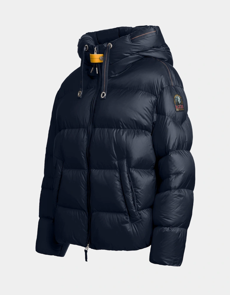 Parajumpers Tilly Womens Down Jacket with Hood - Blue Navy 316
