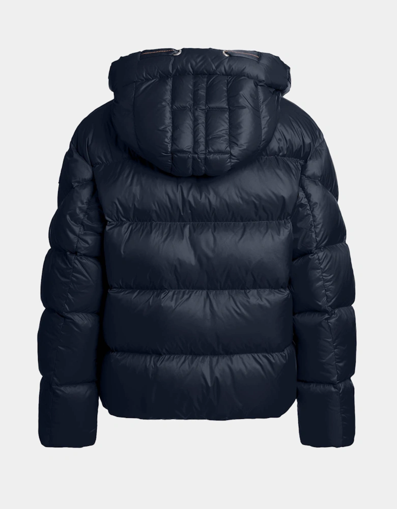 Parajumpers Tilly Womens Down Jacket with Hood - Blue Navy 316