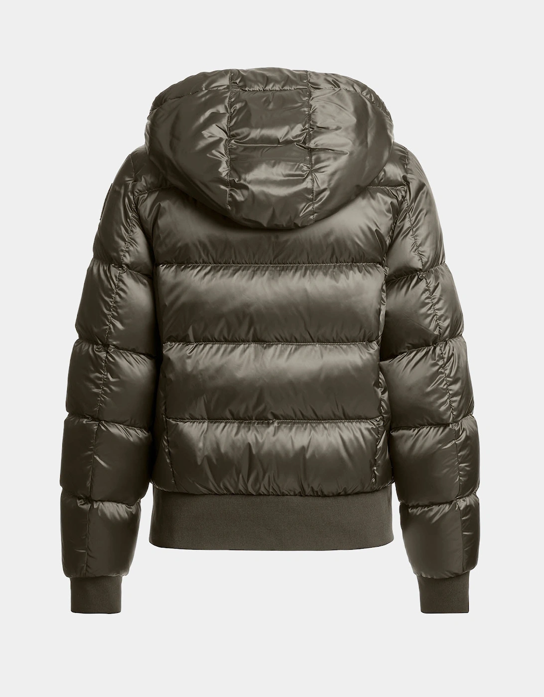 Parajumpers Mariah Womens Hooded Down Bomber Jacket - Taggia Olive 218