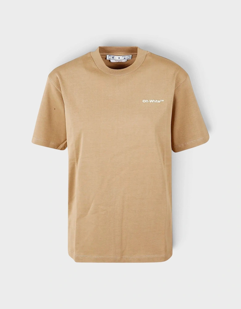 Logo For All Casual Tee Brown