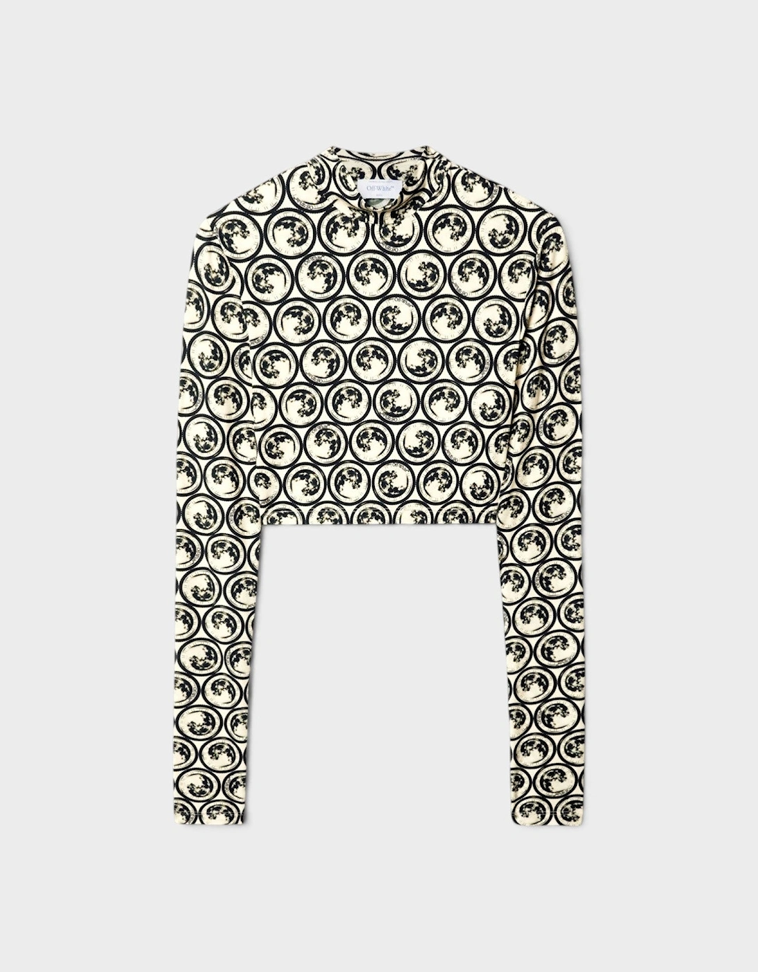 Moon Sec Skin Turtle Crop Top Yellow Black