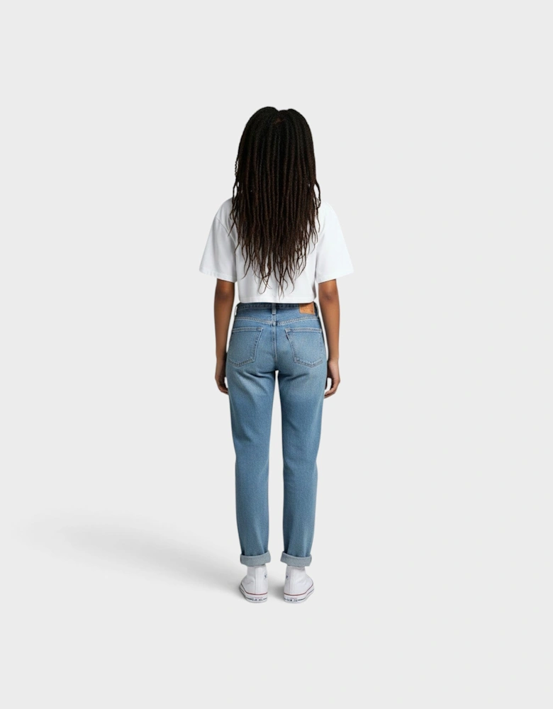 Thick Need Space Crop Tee White