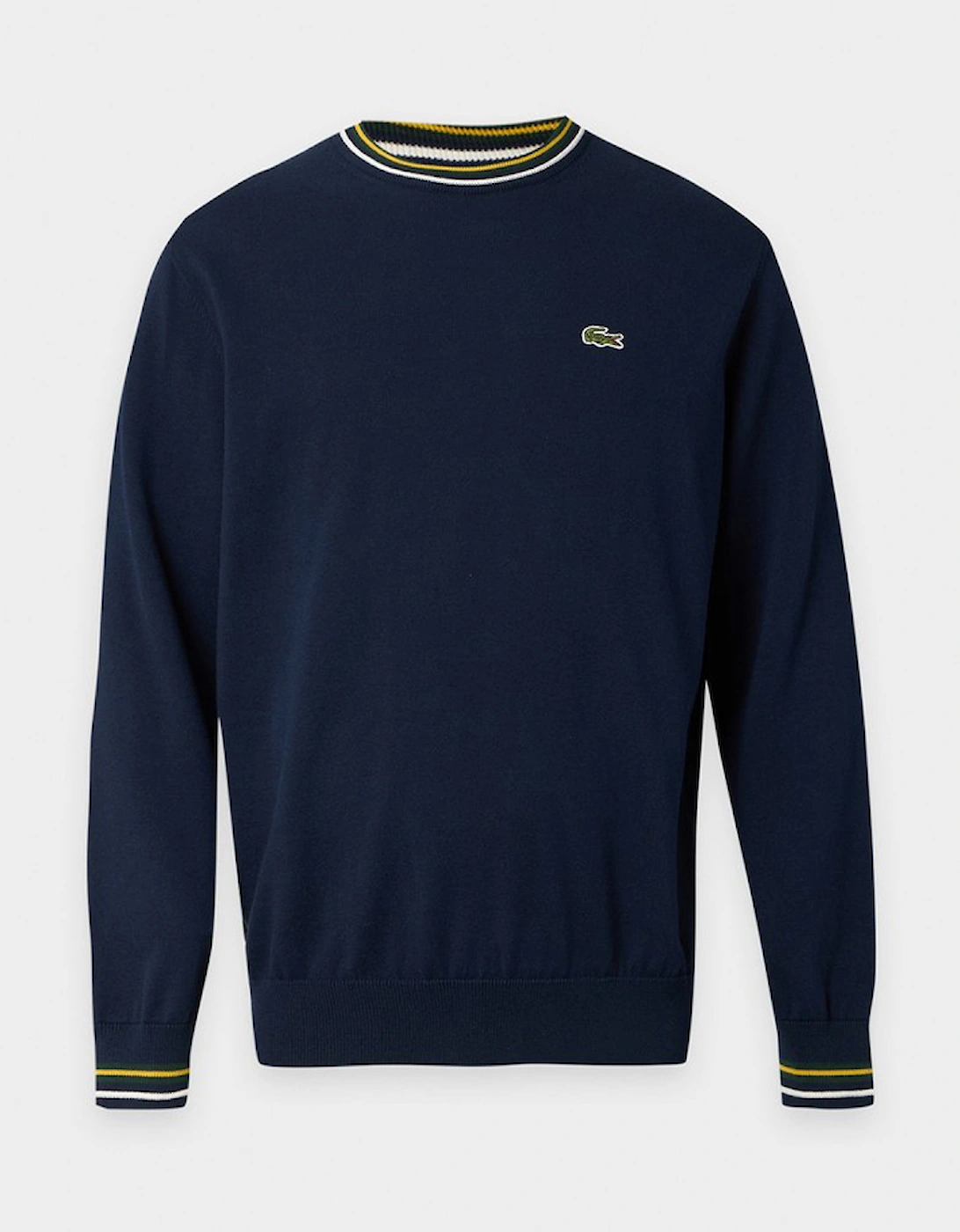 Lacoste Striped Cotton Jersey Sweater