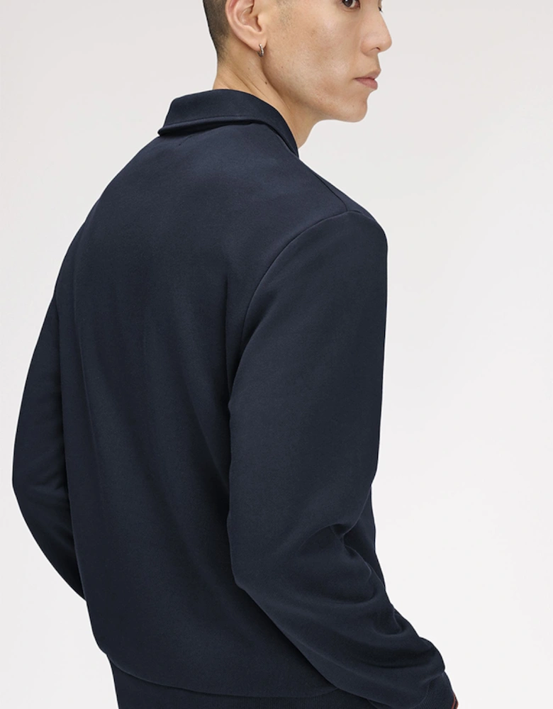 Fred Perry Half Zip Collared Sweatshirt