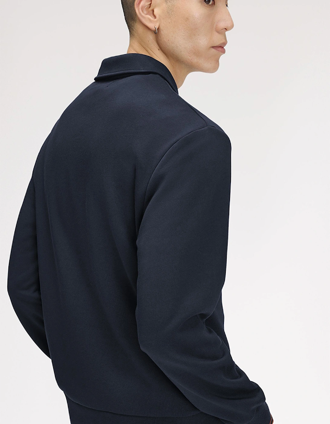 Fred Perry Half Zip Collared Sweatshirt
