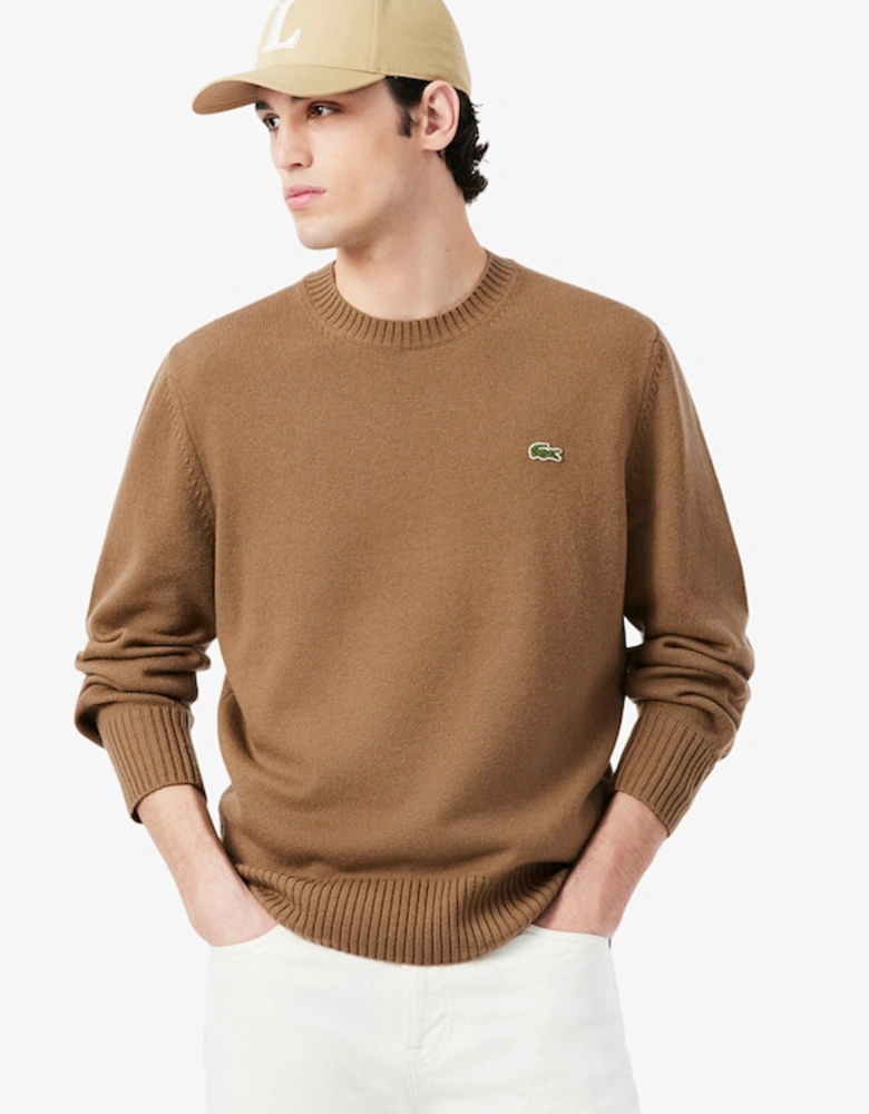 Lacoste Wool Crew Neck Sweater
