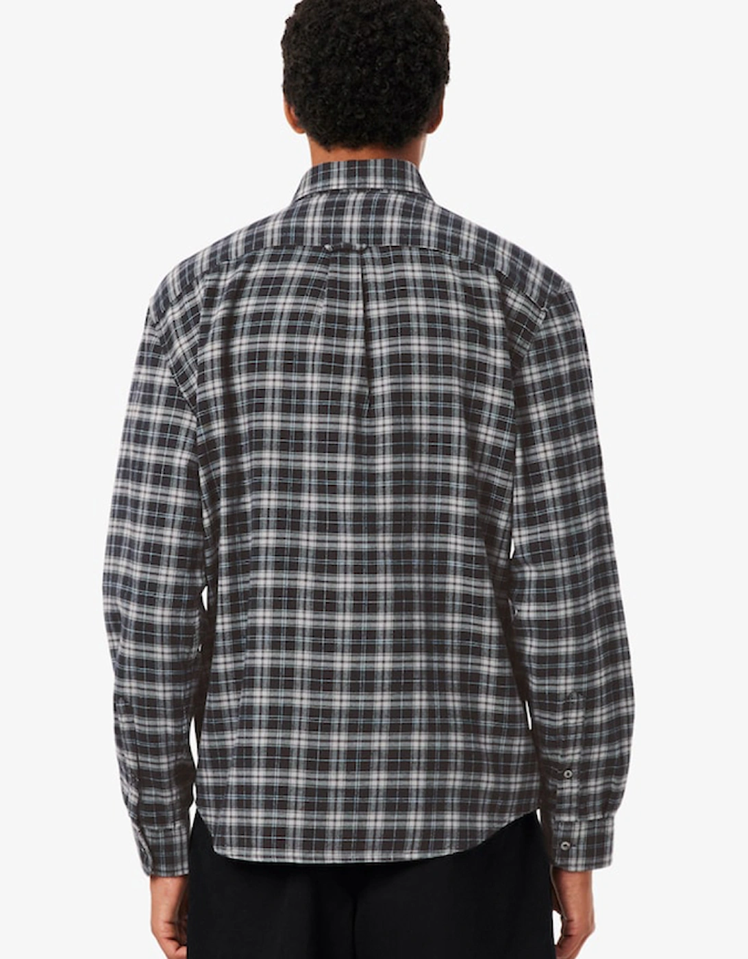 Lacoste Regular Fit Plaid Flannel Shirt