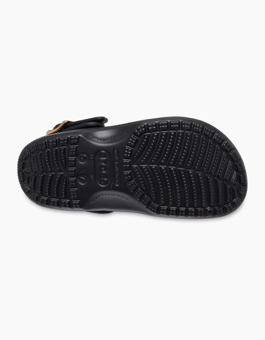 Classic Metallic Buckle Womens Clogs