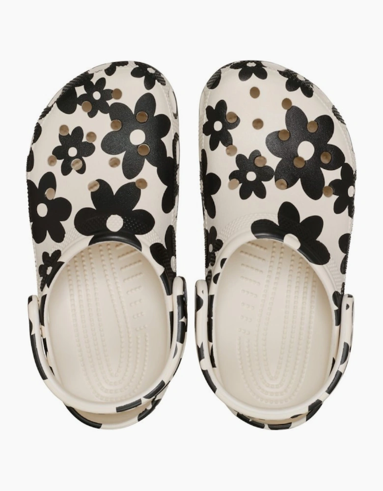 Classic Pop Petals Womens Clogs