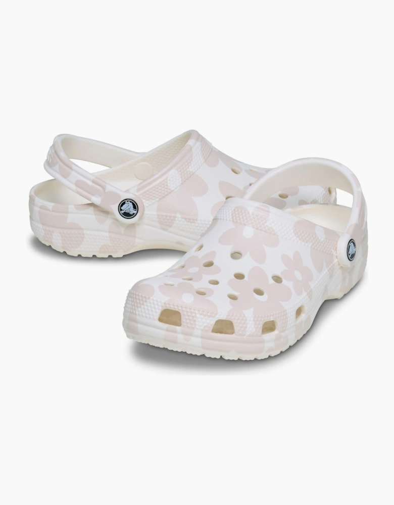Classic Pop Petals Womens Clogs