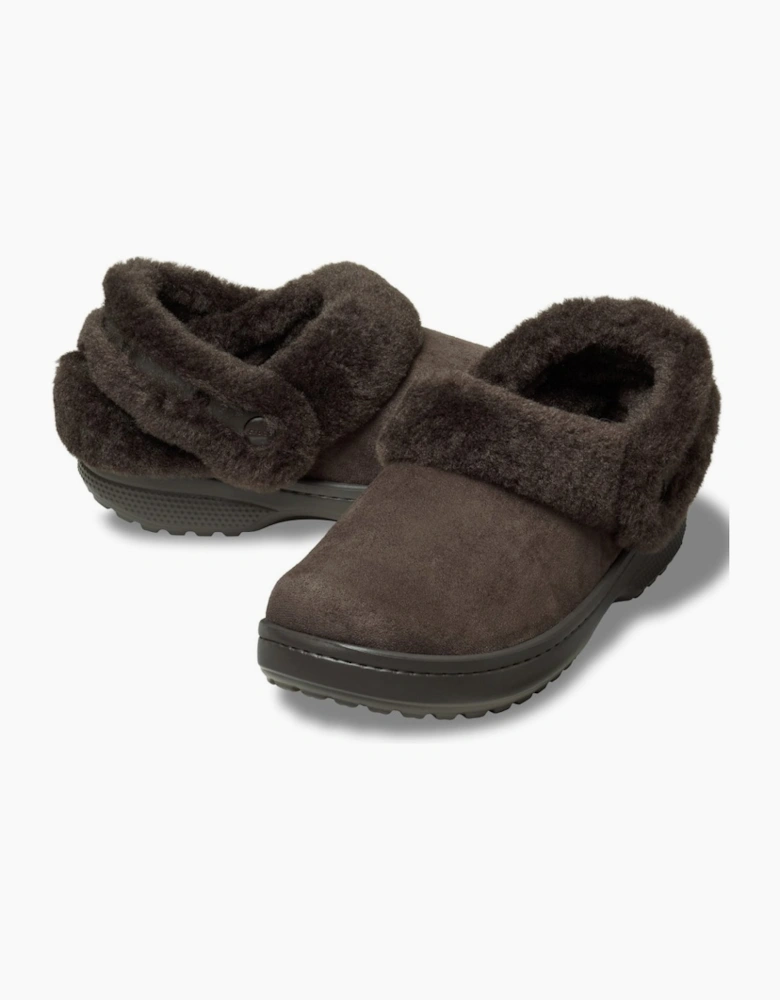 Unfurgettable Vegan Suede Womens Clogs