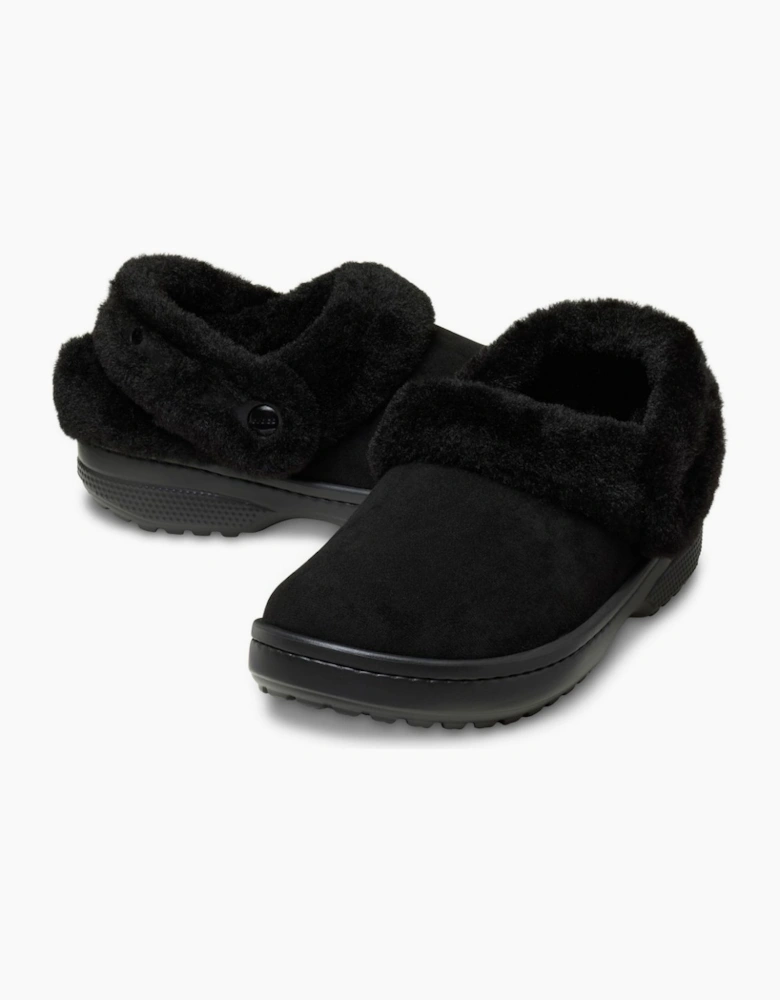 Unfurgettable Vegan Suede Womens Clogs