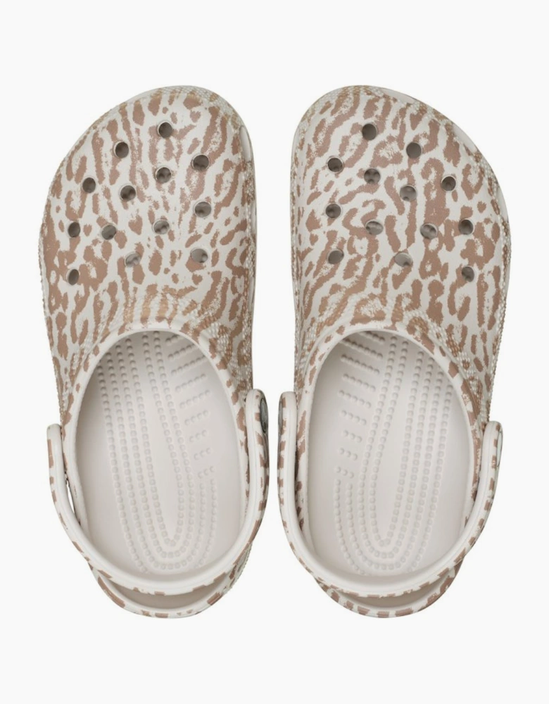 Classic Pop Animal Womens Clogs