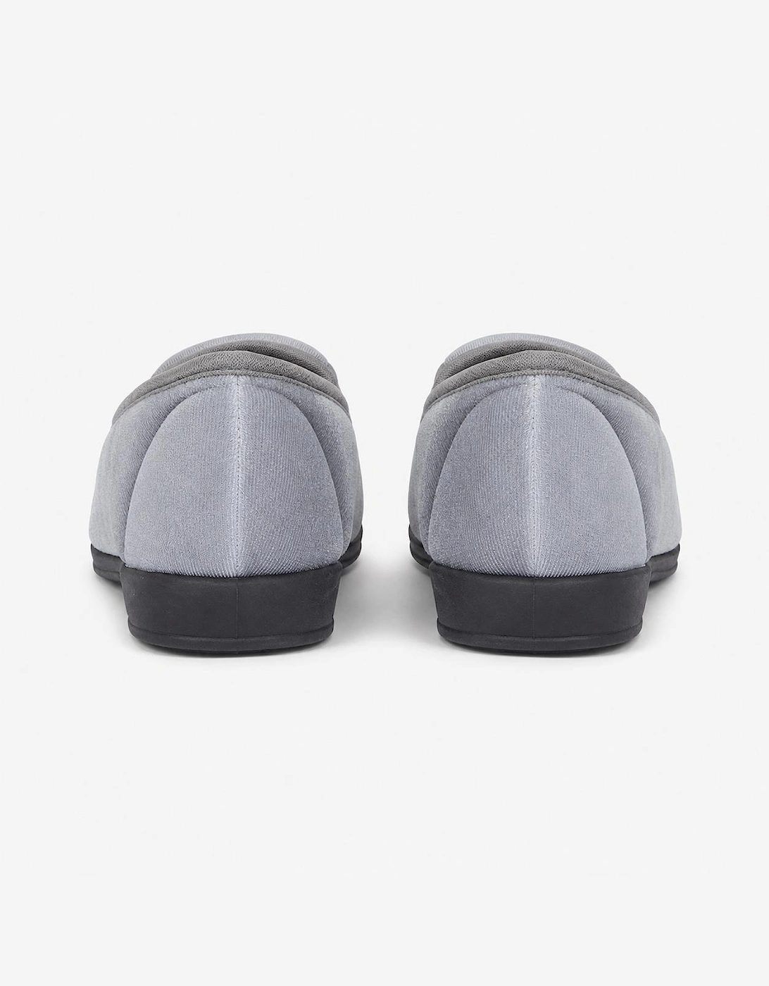 Jo & Joe CHERISH Womens Full Slippers Grey