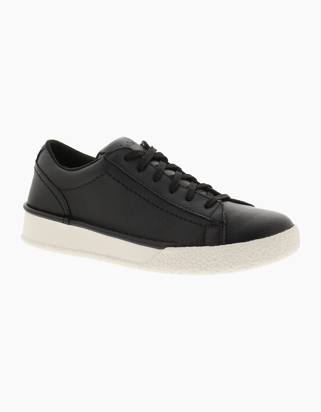 Clarks Women's Clarks Womens Flat Shoes Craftcup Walk Lace Up black UK Size