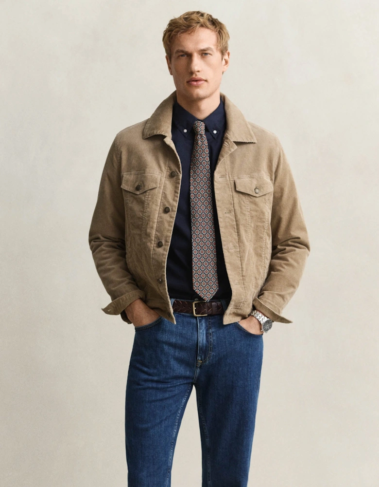 GANT Mens Regular Fit Long Sleeve Poplin Shirt - 433 Evening Blue