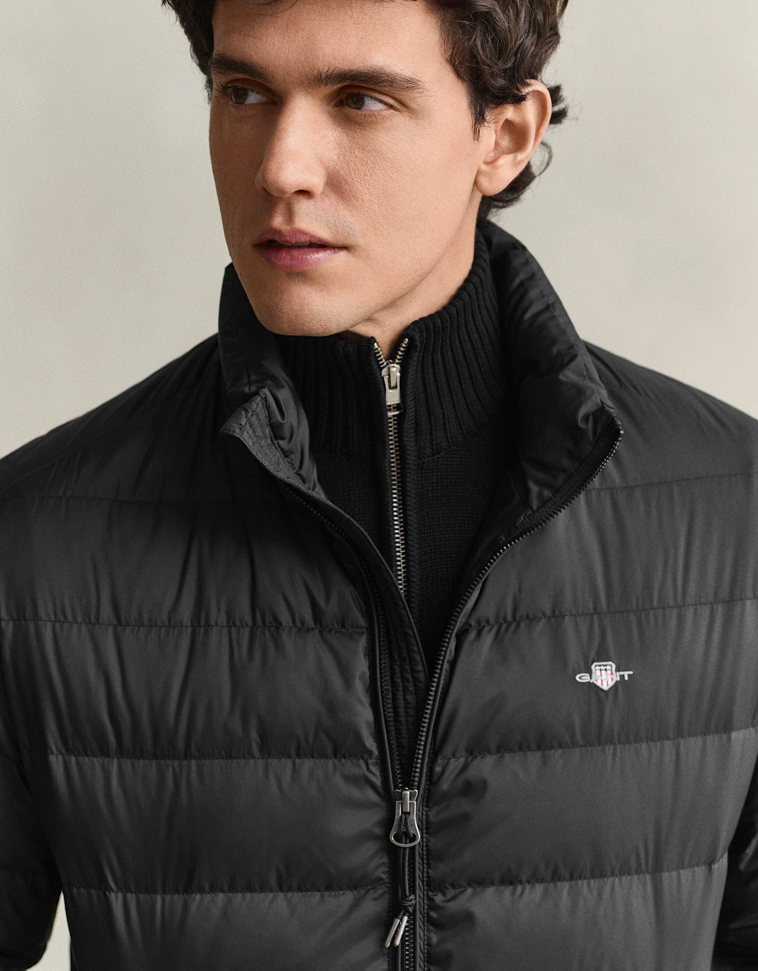 GANT Mens Light Down Jacket - 5 Black