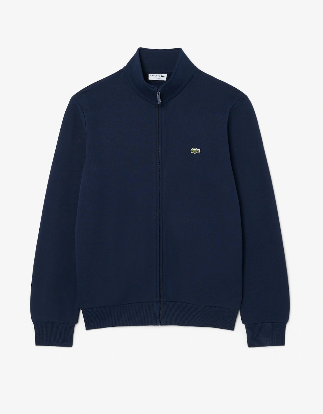 Lacoste Half Zip Mens Fleece Sweatshirt - Navy Blue 166