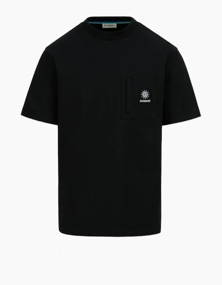 Sandbanks Interlock T-Shirt Black
