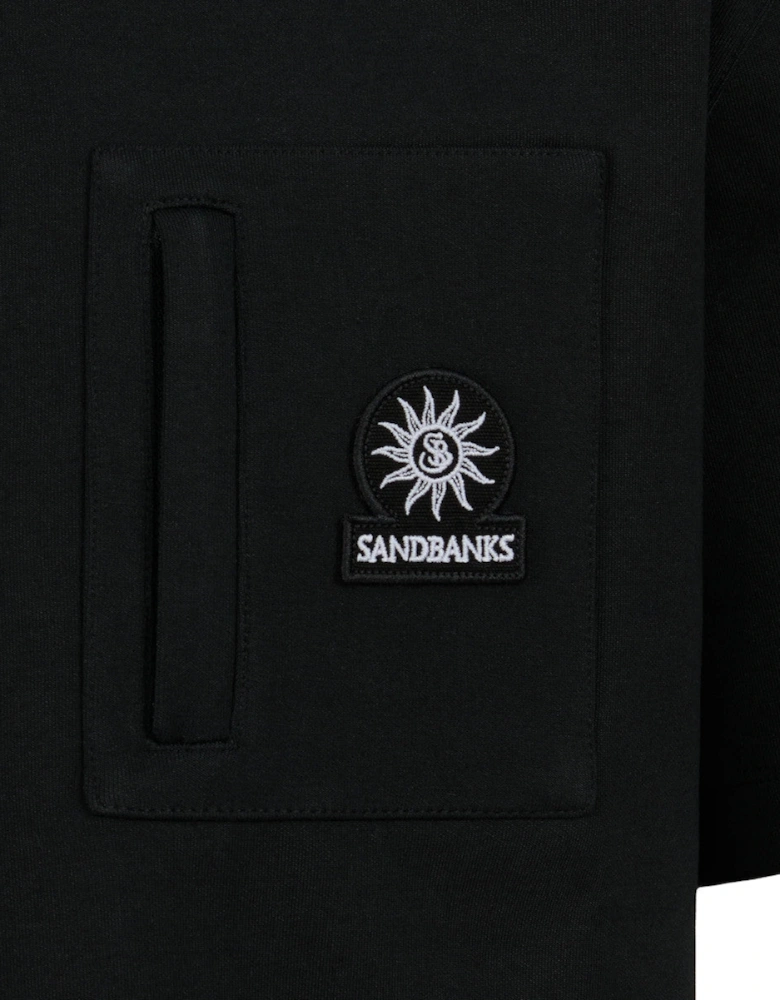 Sandbanks Interlock T-Shirt Black