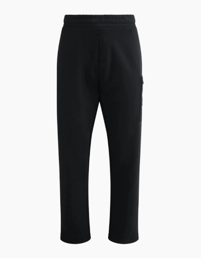 Sandbanks Interlock Open Hem Sweatpant Black