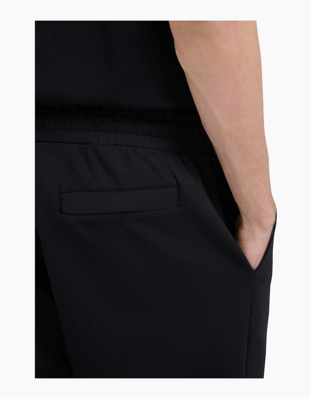 Sandbanks Interlock Open Hem Sweatpant Black