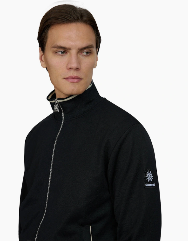 Sandbanks Tricot Track Jacket Black