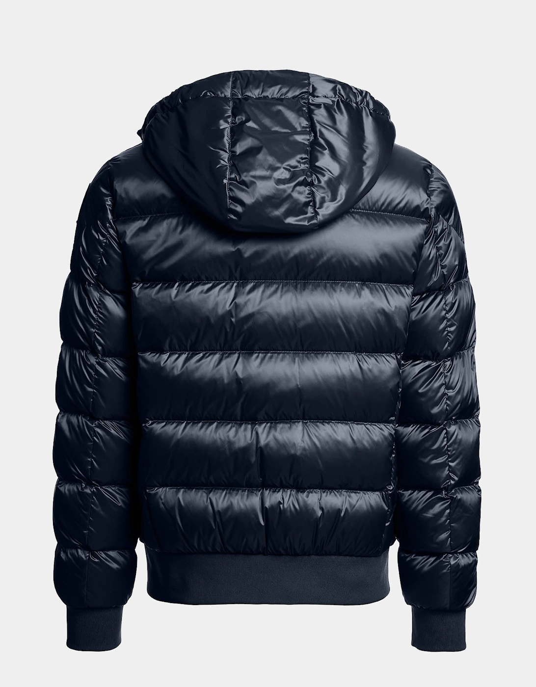 Parajumpers Pharrell Mens Hooded Down Bomber Jacket - Blue Navy 316