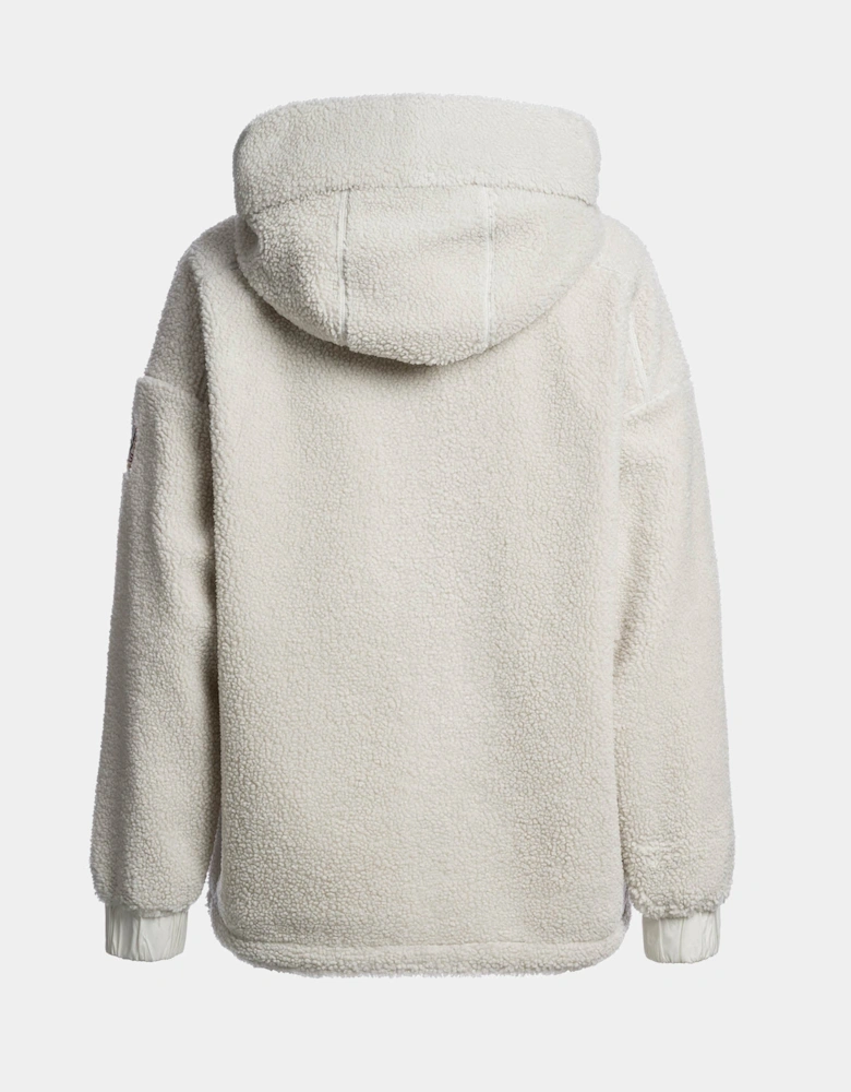 Parajumpers Noelle Womens Full Zip Sweatshirt - Chalk White 131