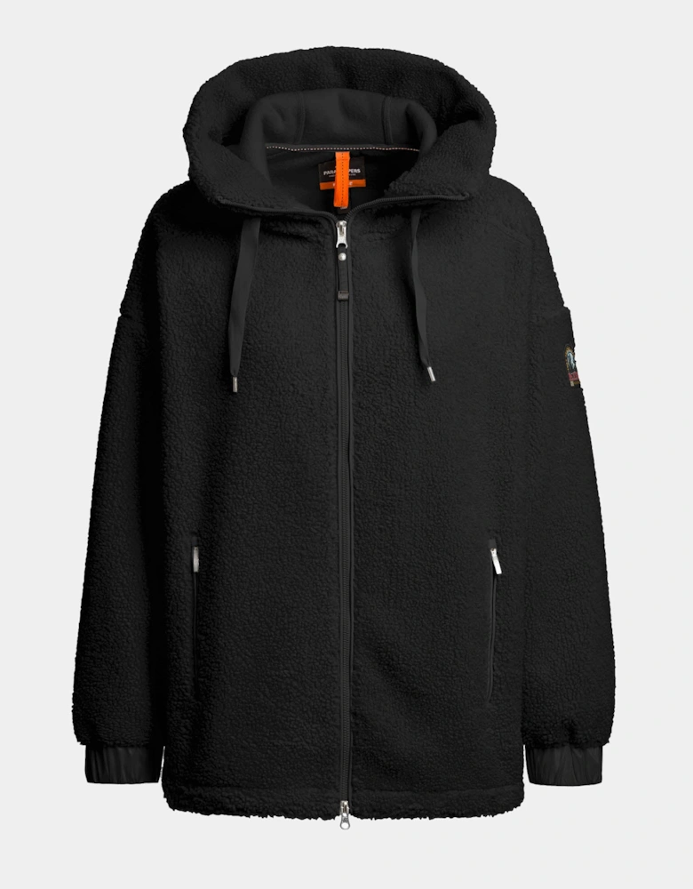 Parajumpers Noelle Womens Full Zip Sweatshirt - Black 541