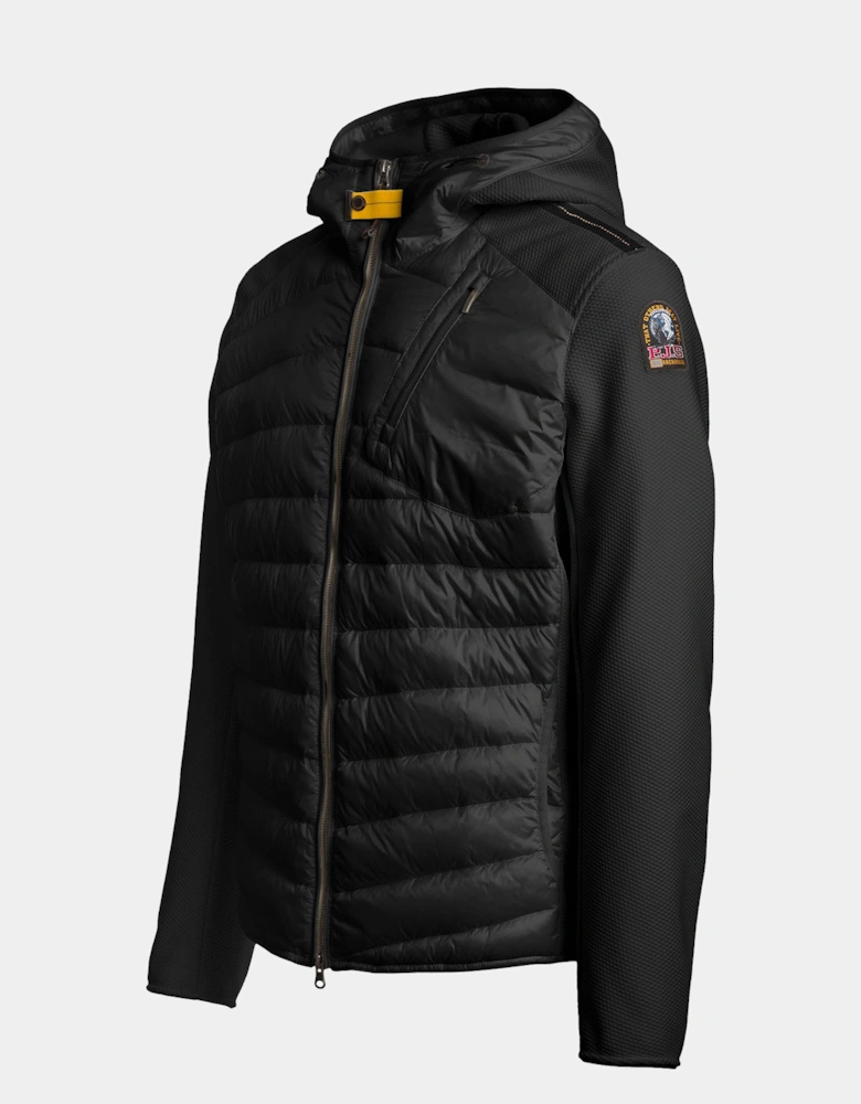 Parajumpers Nolan Mens Hybrid Hooded Jacket - Black 541