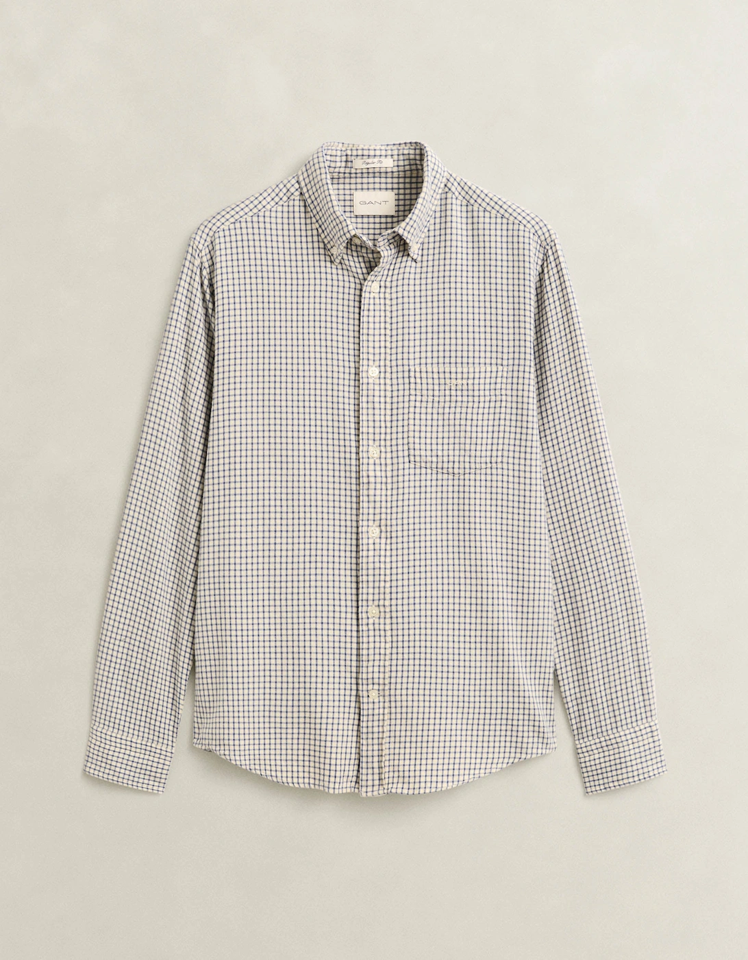 Gant Men's GANT Mens Regular Fit Windblown Flannel Check Shirt - 476 Blue Horizon