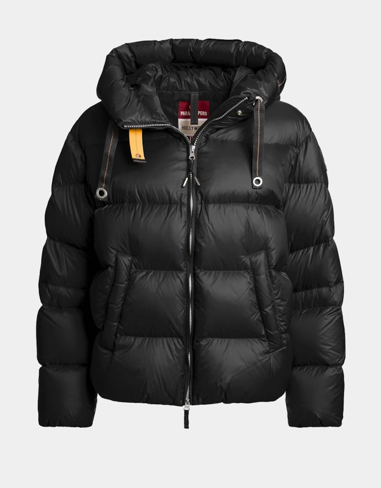 Parajumpers Tilly Womens Down Jacket with Hood - Black 541