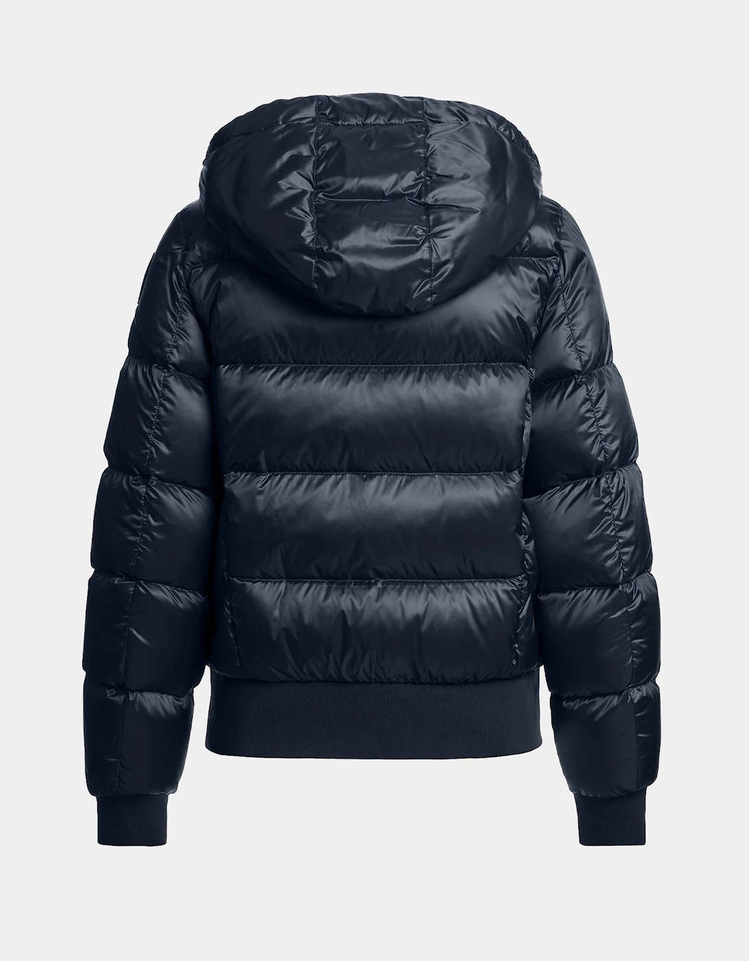 Parajumpers Mariah Womens Hooded Down Bomber Jacket - Blue Navy 316