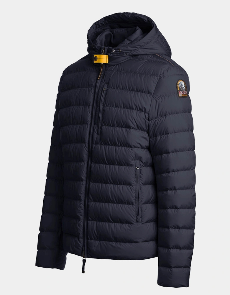 Parajumpers Last Minute Mens Down Jacket with Hood - Blue Navy 316