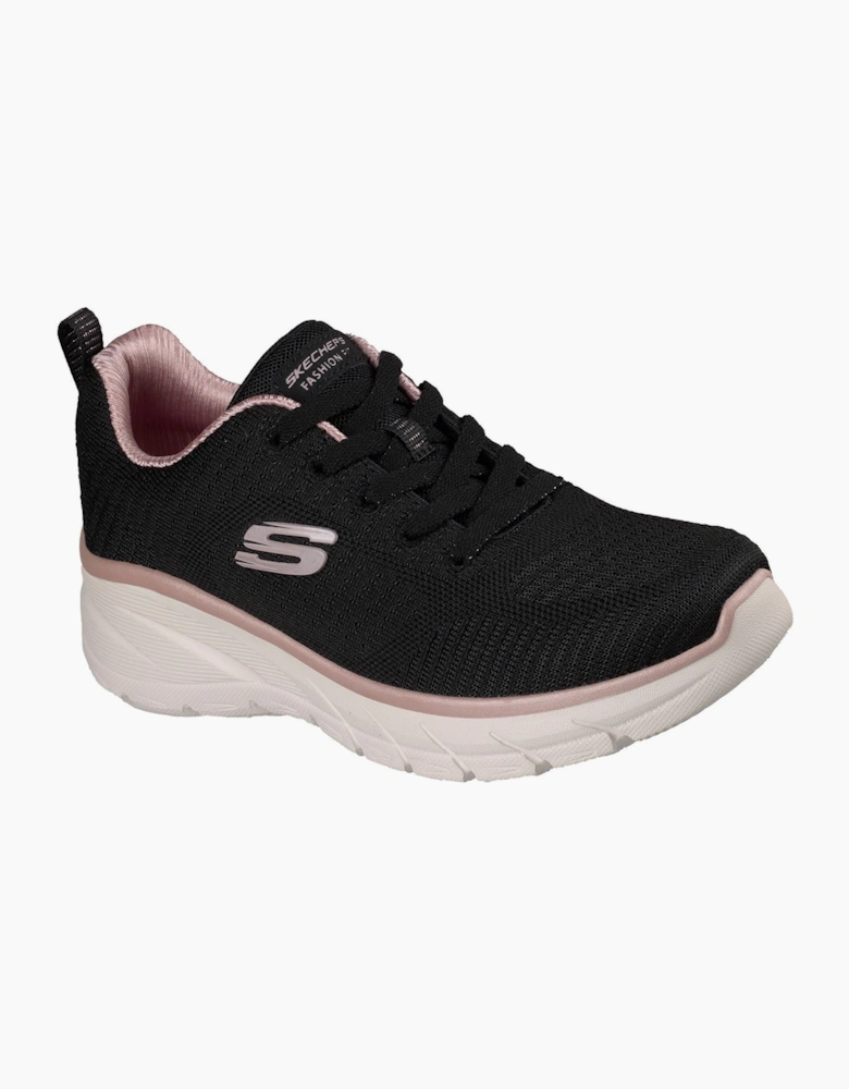Skechers Fashion Fit 2.0 Polyester Women's Black /Rose Gold Trainers
