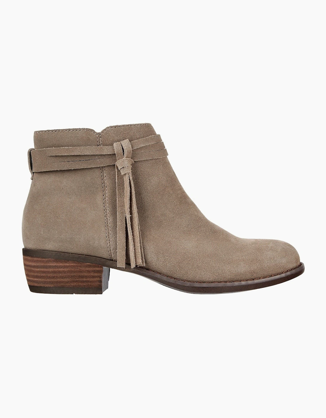 Skechers Texas Modern Western Leather Women's Dark Taupe Suede Boots