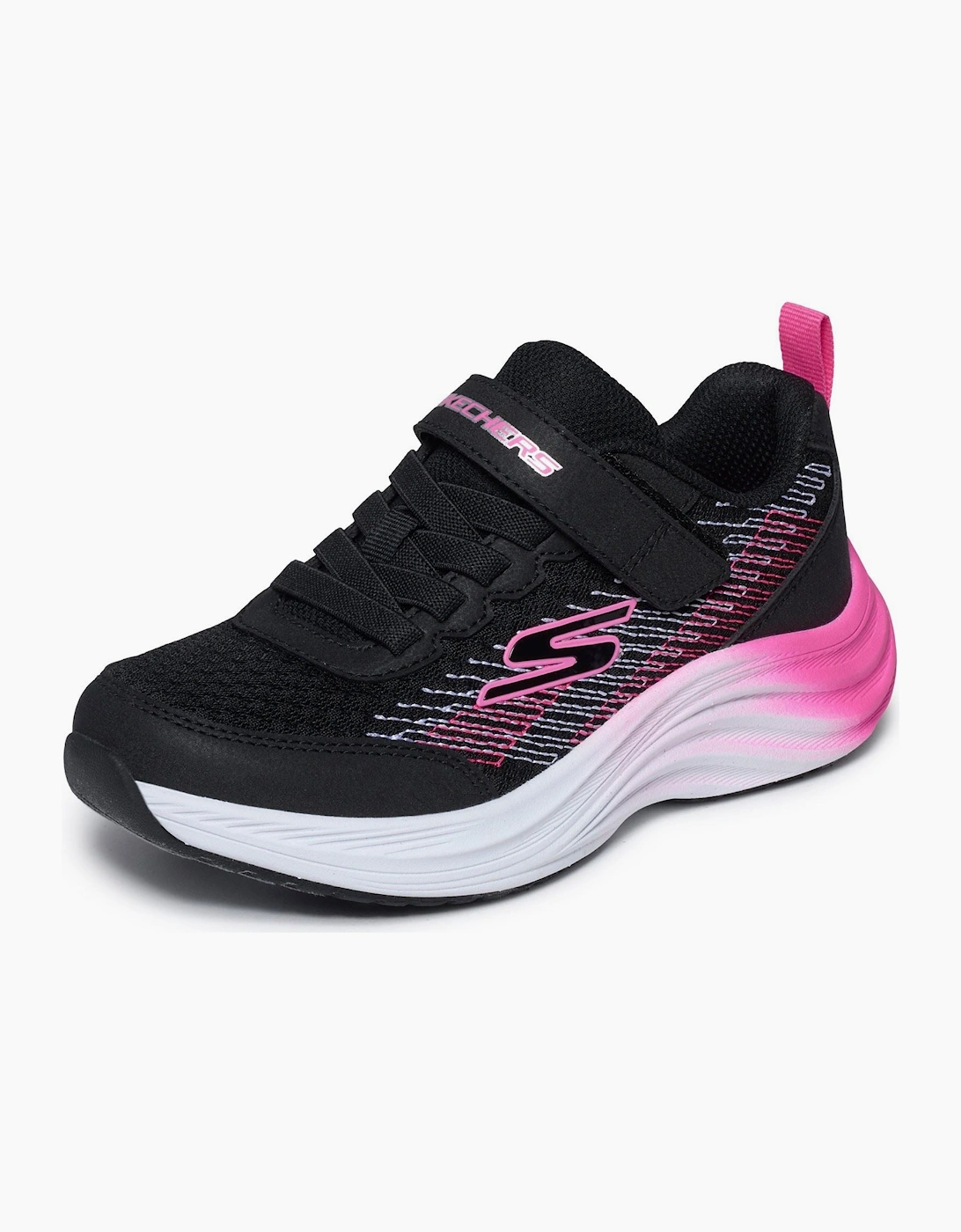 Skechers Elite Sport Pulse Black/Hot Pink Trainers