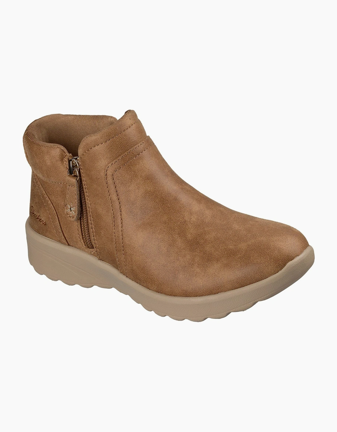 Skechers Lovely Vibe Forever Mine Textile Women's Chestnut Boots