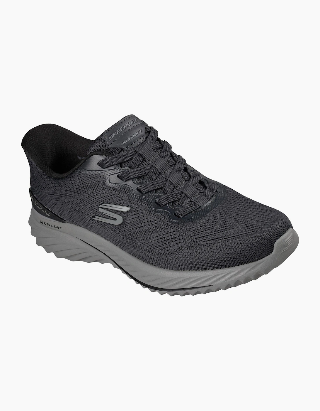Skechers Bounder 3.0 Reocurrence Textile Men's Black/Charcoal Trainers