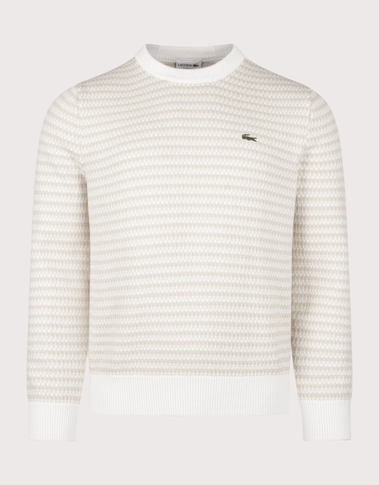 Regular Fit Stripe Knitted Jumper