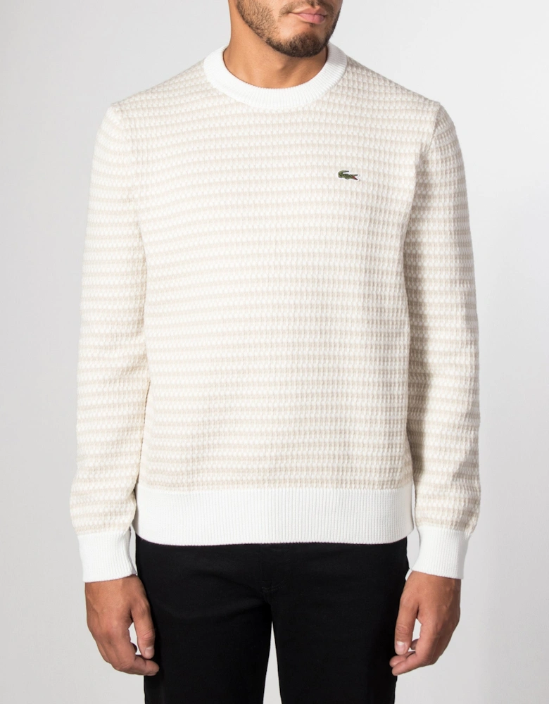 Regular Fit Stripe Knitted Jumper