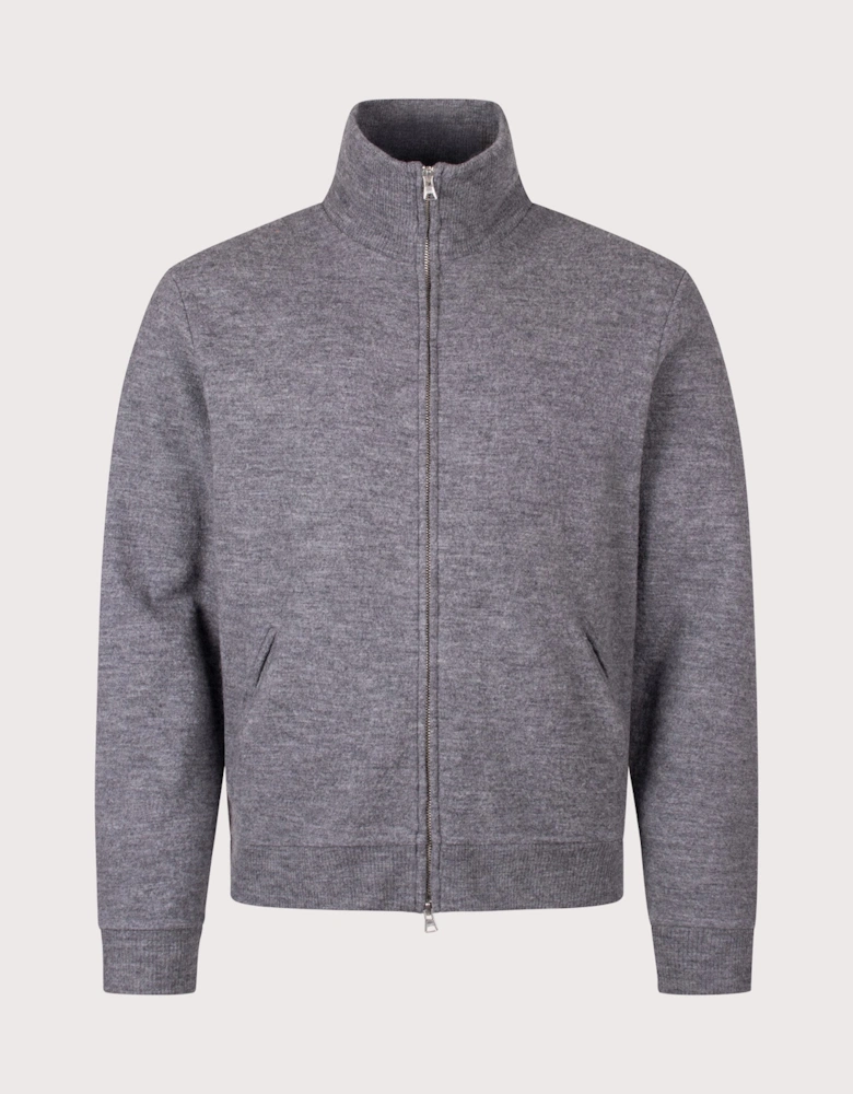 Boiled Zip Through Knit Jumper