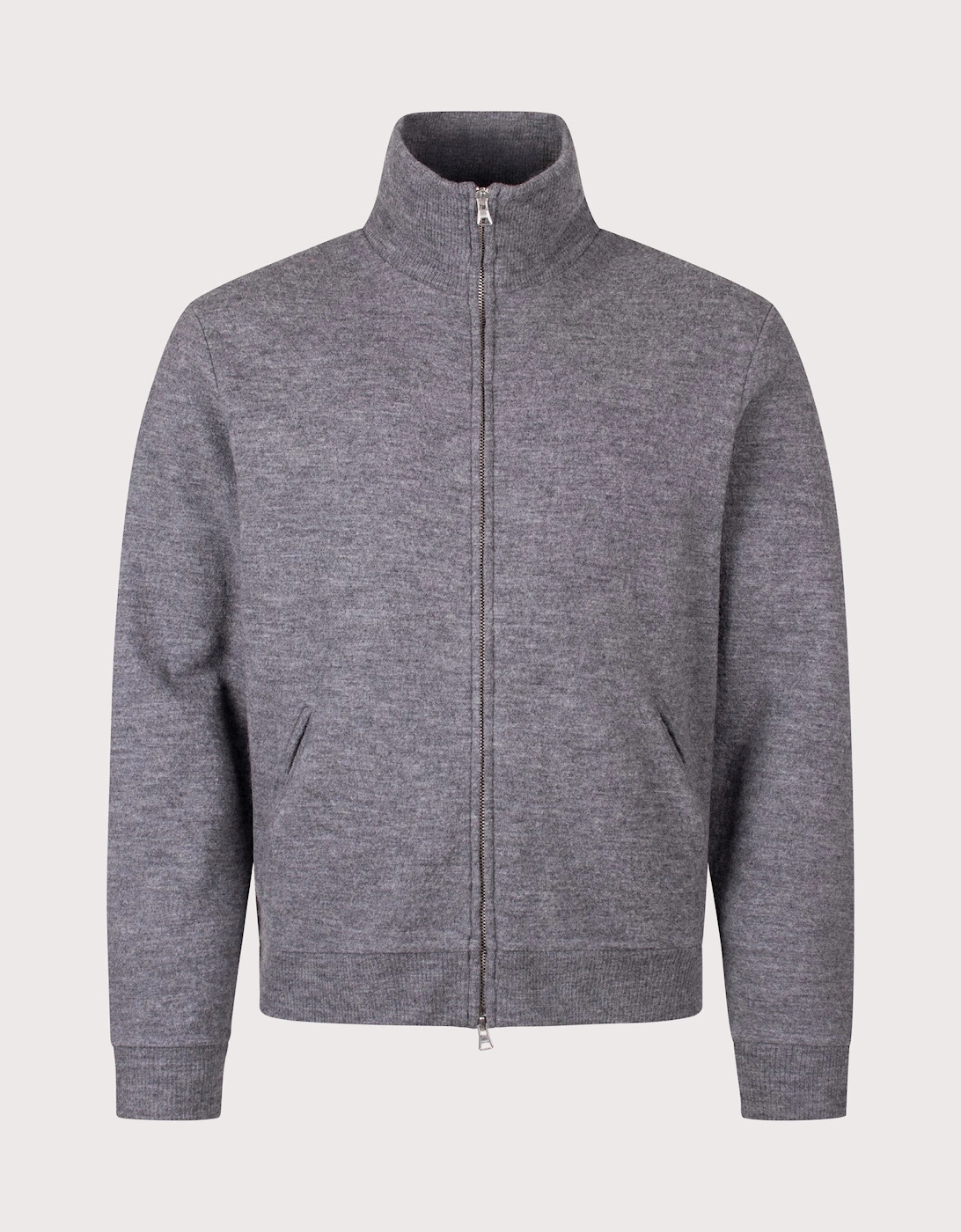 Boiled Zip Through Knit Jumper
